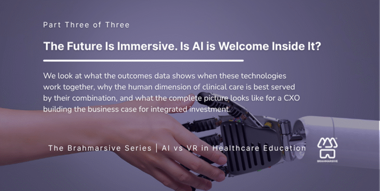 The future is immersive is AI welcome inside it