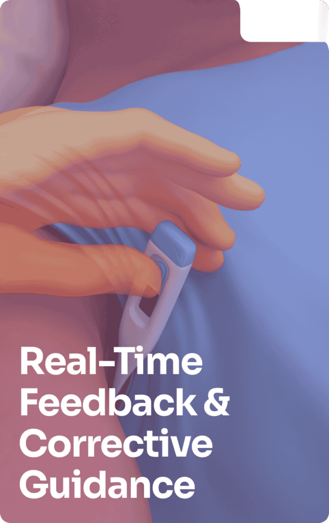 Realtime feedback corrective guidance