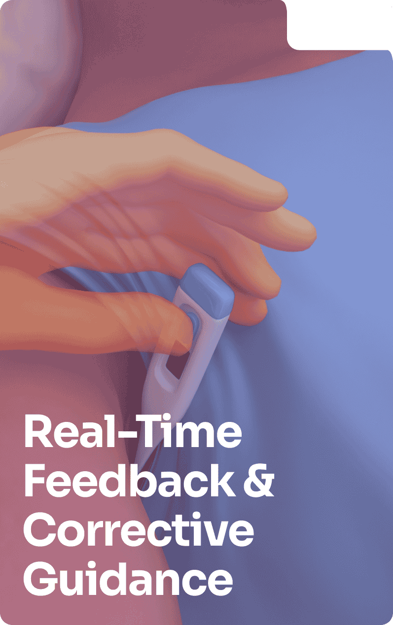 Realtime feedback corrective guidance